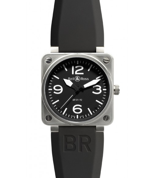 Bell & Ross Automatic 46mm Mens Watch Replica BR 01-92 STEEL